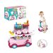 Jucarie interactiva bucatarie, 3 in 1, Roz,Go go funny bus